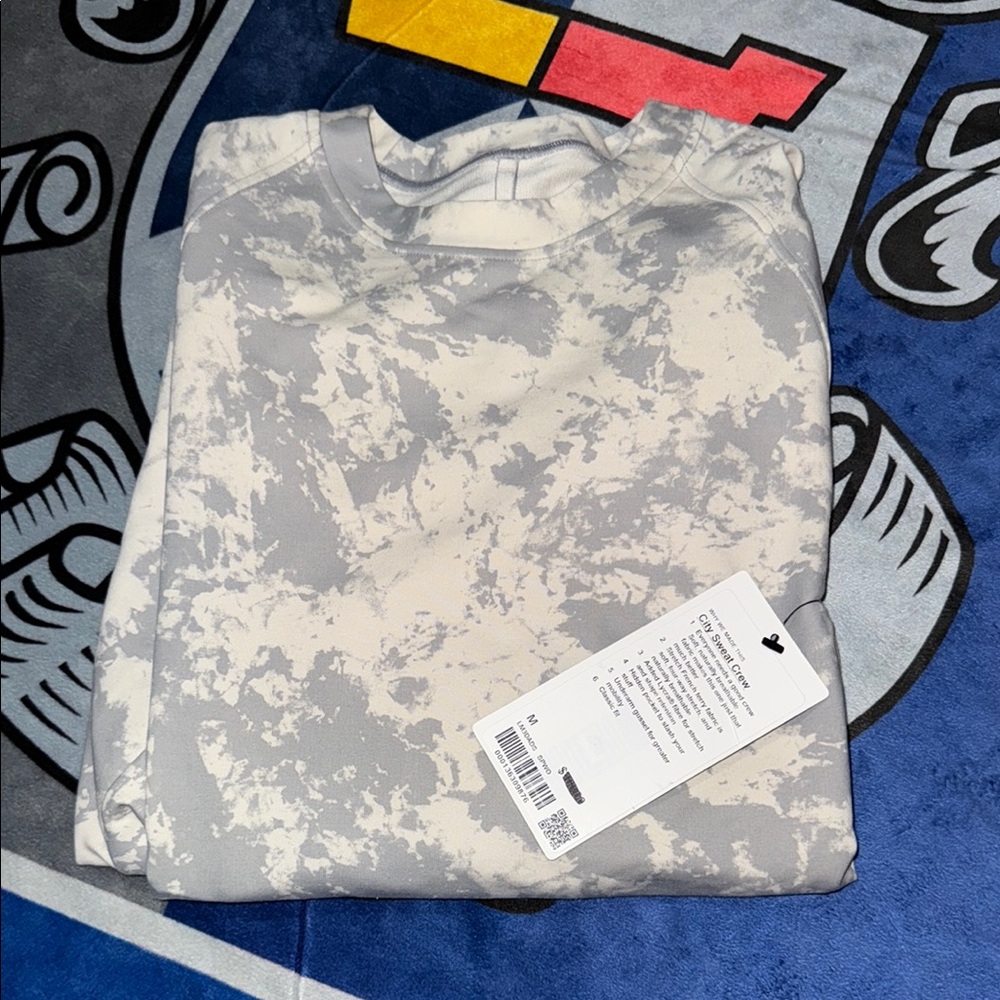 Gray and White Men's Shirt